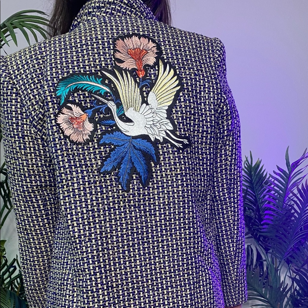Super Unique!! Vintage Blazer w/Iron On